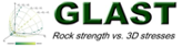 GLAST - rock strenght vs. 3D stresses